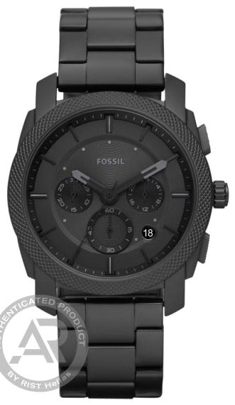 FOSSIL FS6015 Machine Chronograph Black Stainless Steel Bracelet