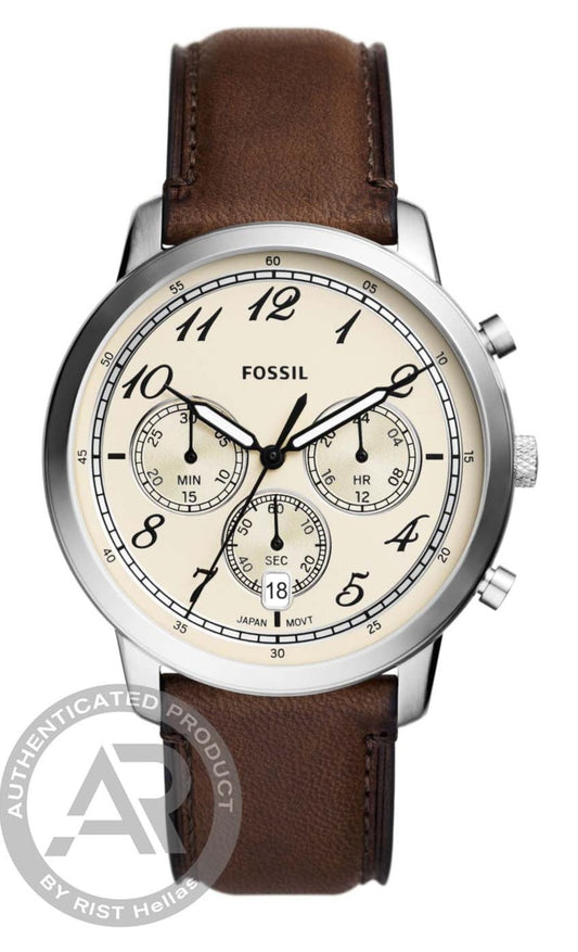 FOSSIL FS6022 Neutra Chronograph Brown Leather Strap