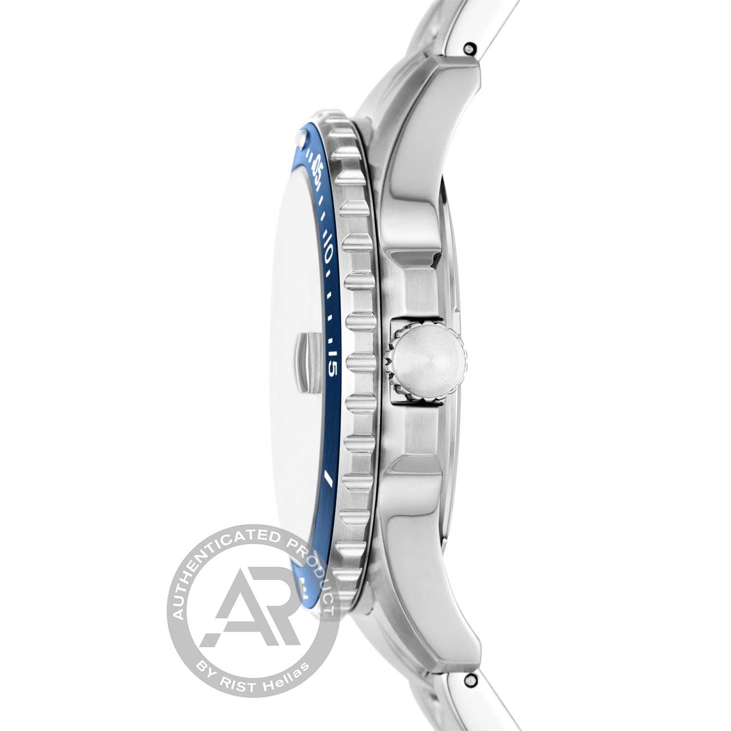 FOSSIL FS6029 Blue Silver Stainless Steel Bracelet