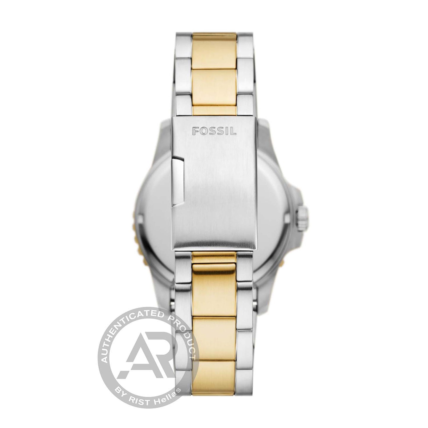 FOSSIL FS6034 Blue Two Tone Stainless Steel Bracelet