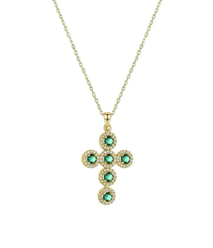 Necklace 9W-KD001-2 Rose Gold Plated Silver with Pearl