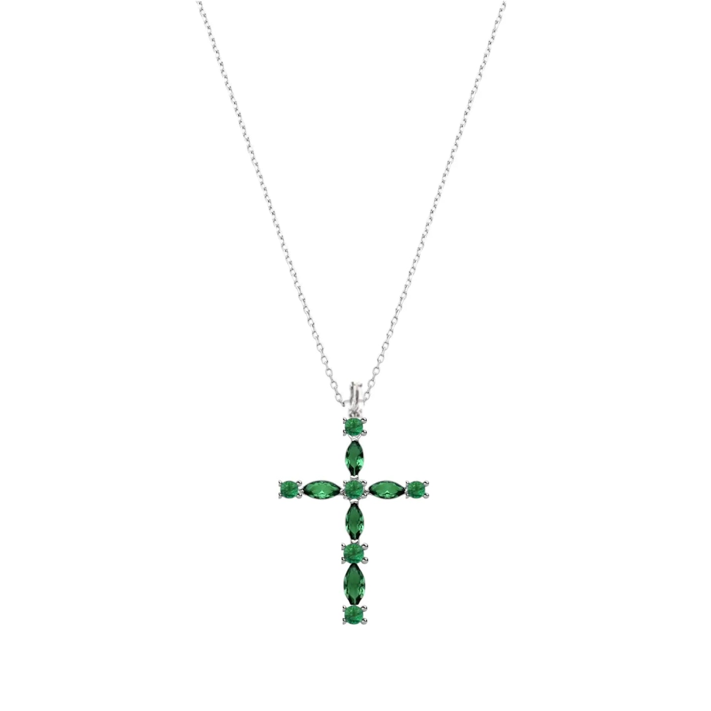 Necklace 9W-KD001-2 Rose Gold Plated Silver with Pearl