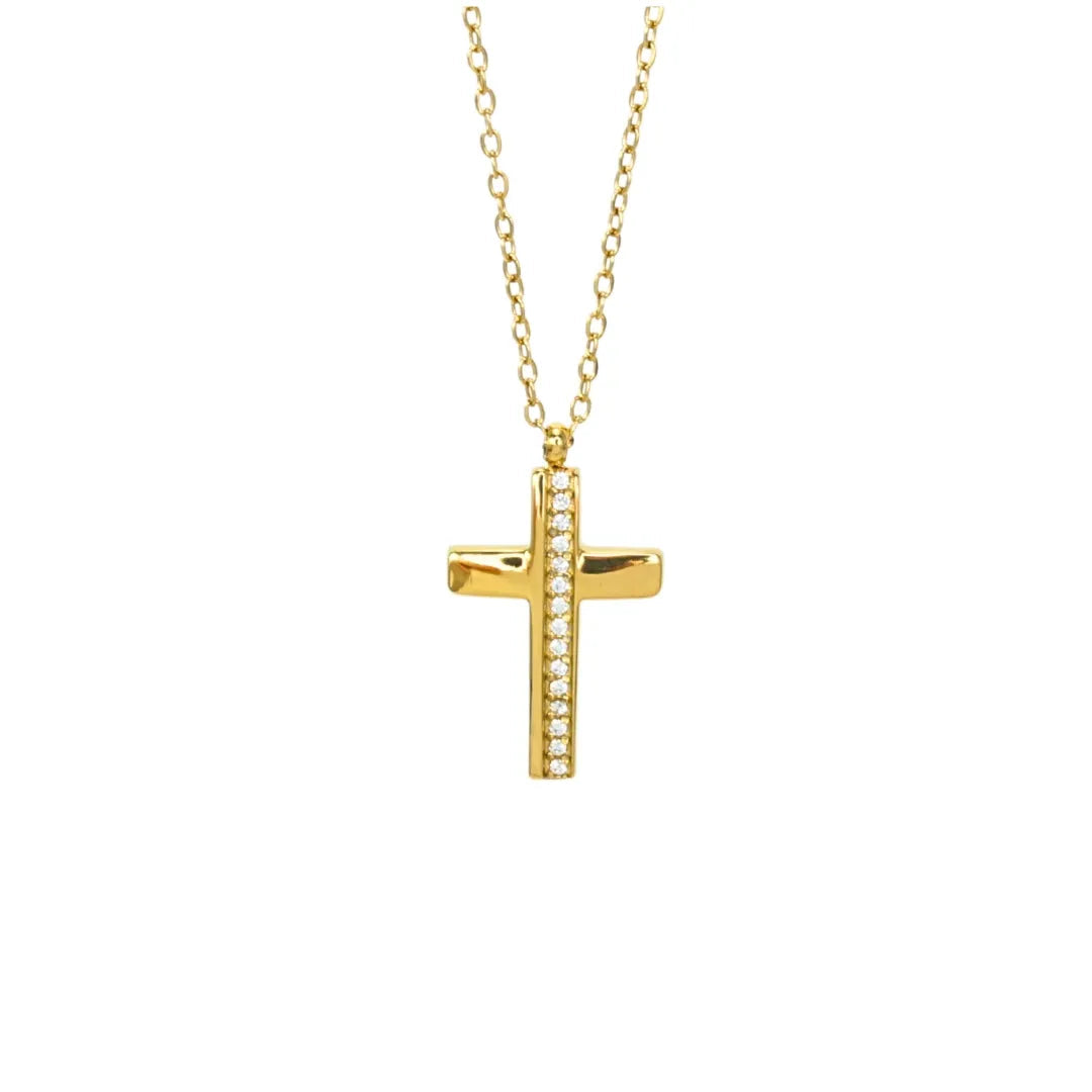 Necklace 9W-KD001-2 Rose Gold Plated Silver with Pearl