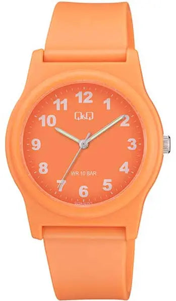 Q&Q G22A-023VY Orange Rubber Strap