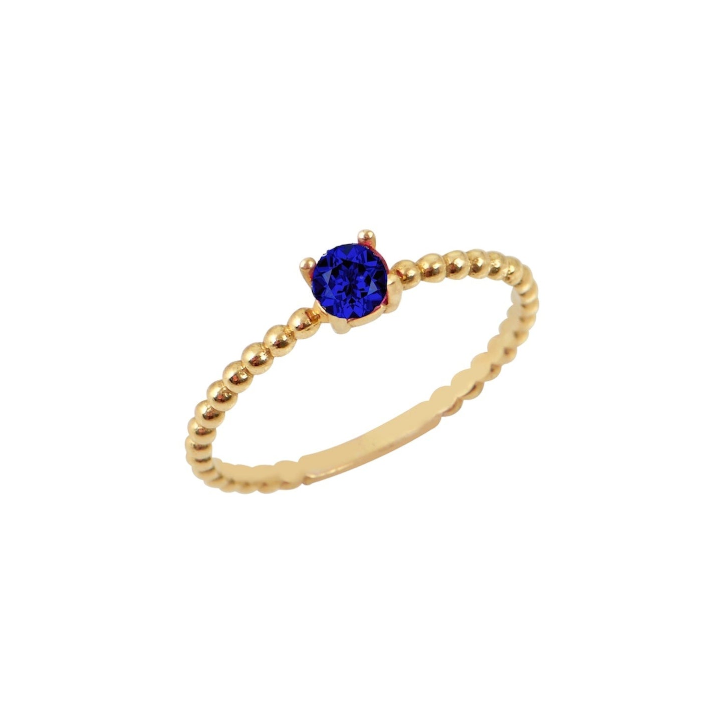 Monostone Ring P18164Y Gold with Zircon K14