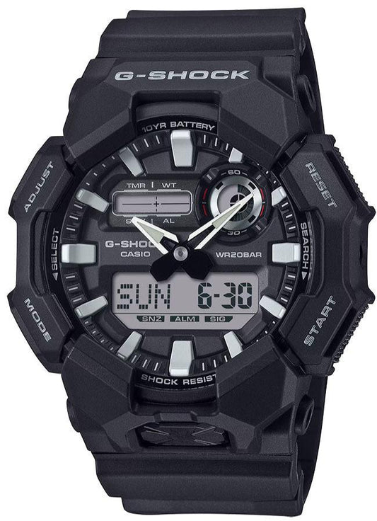 Casio GA-010-1AER G-Shock Black Rubber Strap