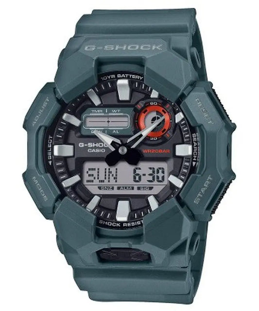 Casio GA-010-2AER G-Shock Blue Rubber Strap