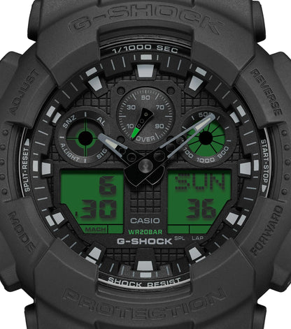 Casio GA-100BEG-1AER G-Shock Black Rubber Strap Limited Edition