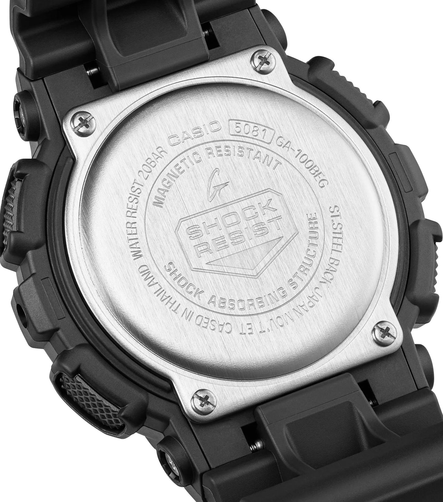 Casio GA-100BEG-1AER G-Shock Black Rubber Strap Limited Edition