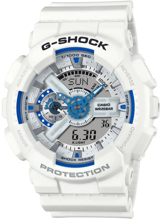 Casio GA-110HDS-7AER G-Shock White Rubber Strap