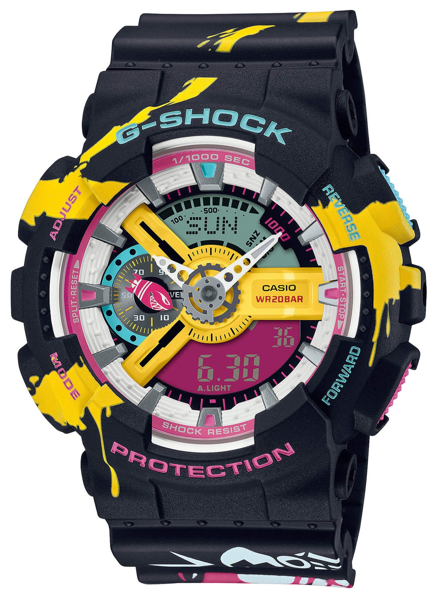 Casio GA-110LL-1AER G-Shock Black Rubber Strap