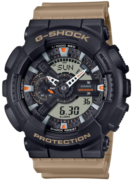 Casio GA-110TU-1A5ER G-Shock Brown Rubber Strap