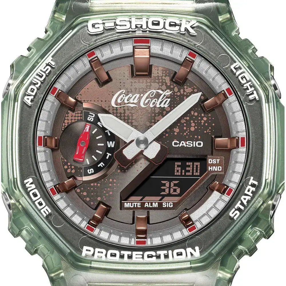 Casio GA-2100CC-3AER G-Shock Coca Cola Limited Edition Green Strap