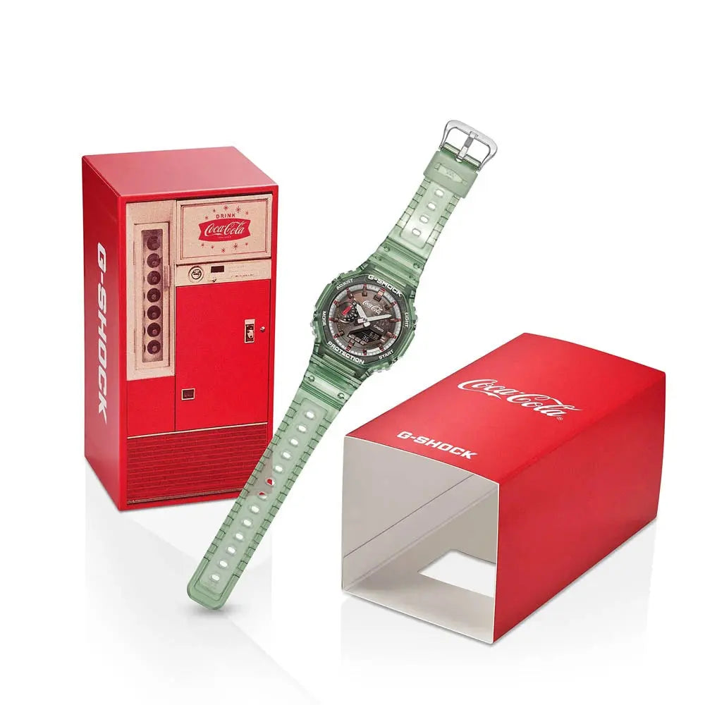 Casio GA-2100CC-3AER G-Shock Coca Cola Limited Edition Green Strap