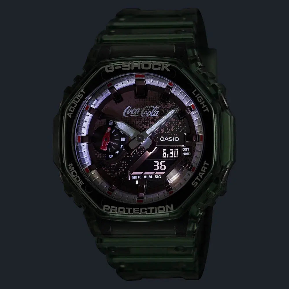 Casio GA-2100CC-3AER G-Shock Coca Cola Limited Edition Green Strap