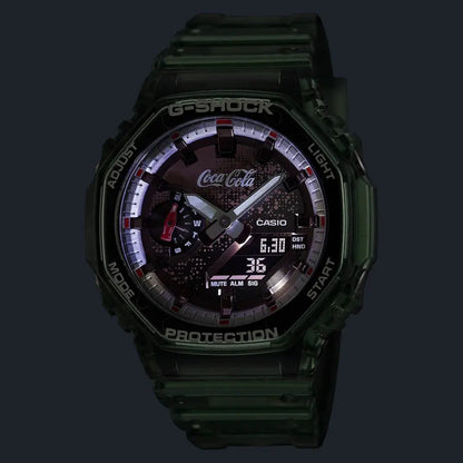 Casio GA-2100CC-3AER G-Shock Coca Cola Limited Edition Green Strap