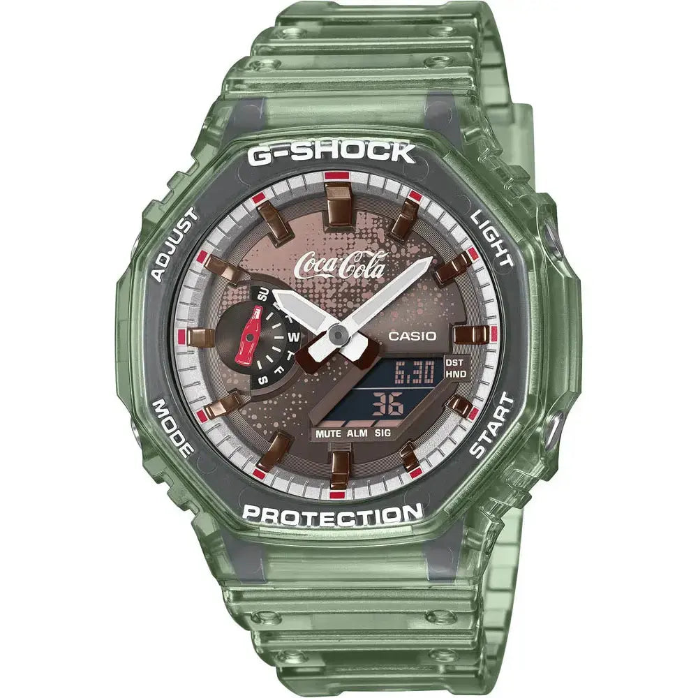 Casio GA-2100CC-3AER G-Shock Coca Cola Limited Edition Green Strap