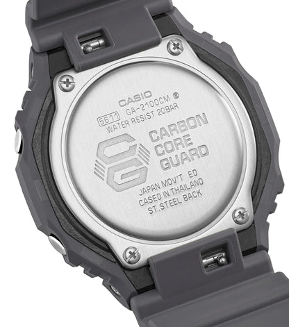 Casio GA-2100CM-8AER G-Shock Camo Grey Rubber Strap