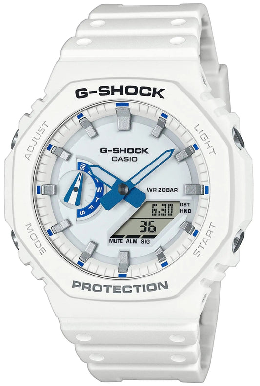 Casio GA-2100HDS-7AER G-Shock White Rubber Strap