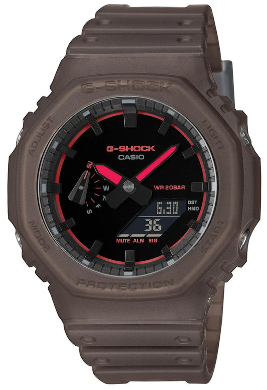 Casio GA-2100K-5AER G-Shock Brown Rubber Strap