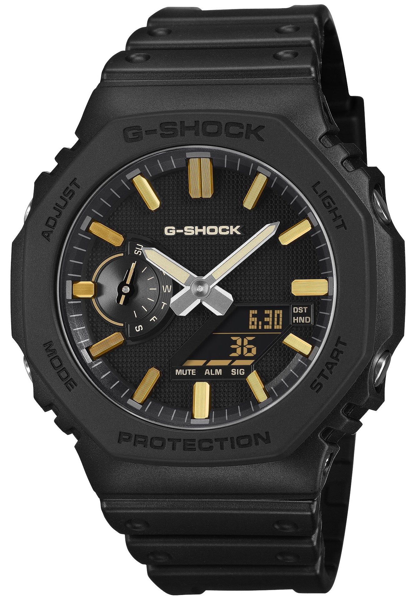 Casio GA-2100LXB-1A9ER G-Shock Black Rubber Strap