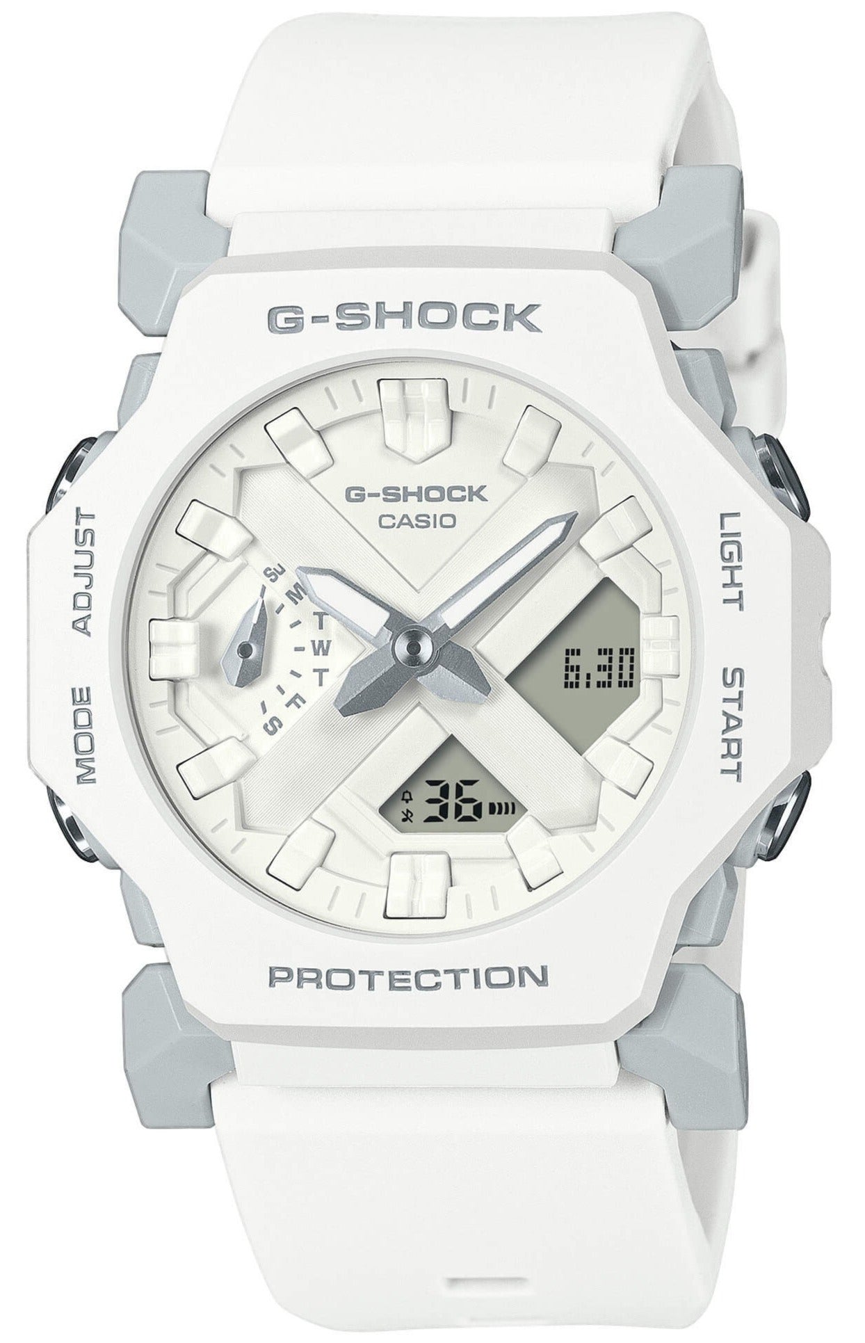 Casio GA-2300-7AER G-Shock White Rubber Strap