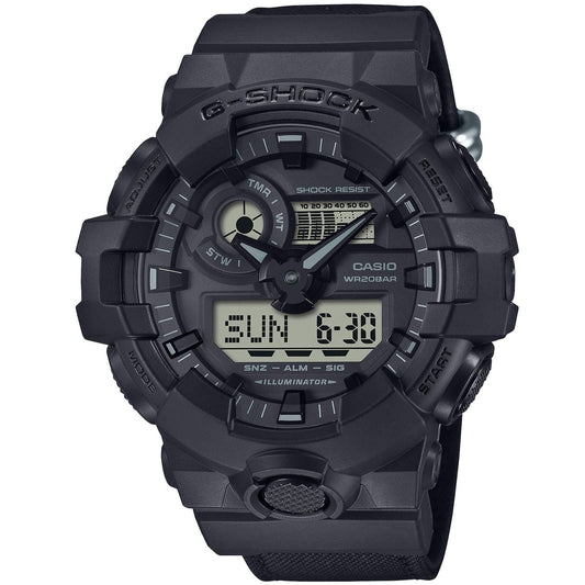 Casio GA-700BCE-1AER G-Shock Black Cordura Strap