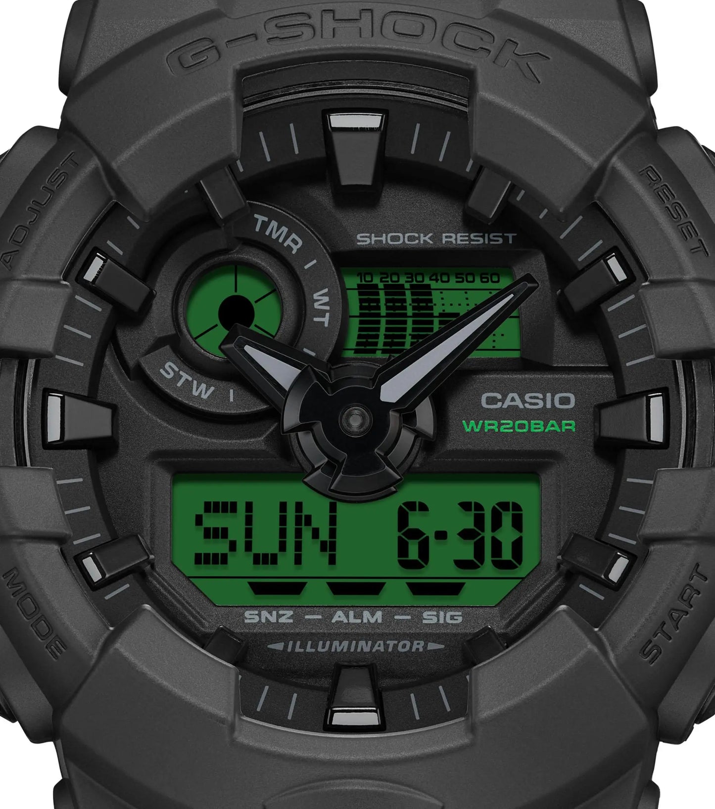 Casio GA-700BEG-1AER G-Shock Black Rubber Strap Limited Edition
