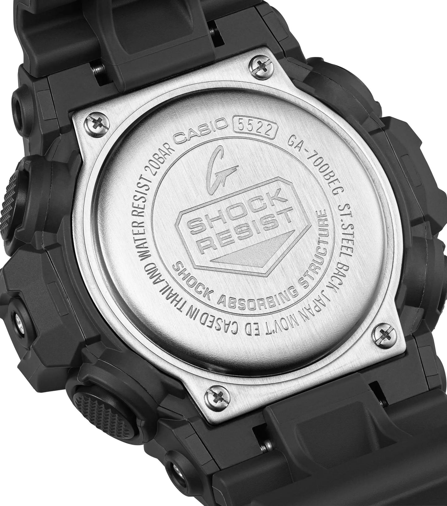 Casio GA-700BEG-1AER G-Shock Black Rubber Strap Limited Edition