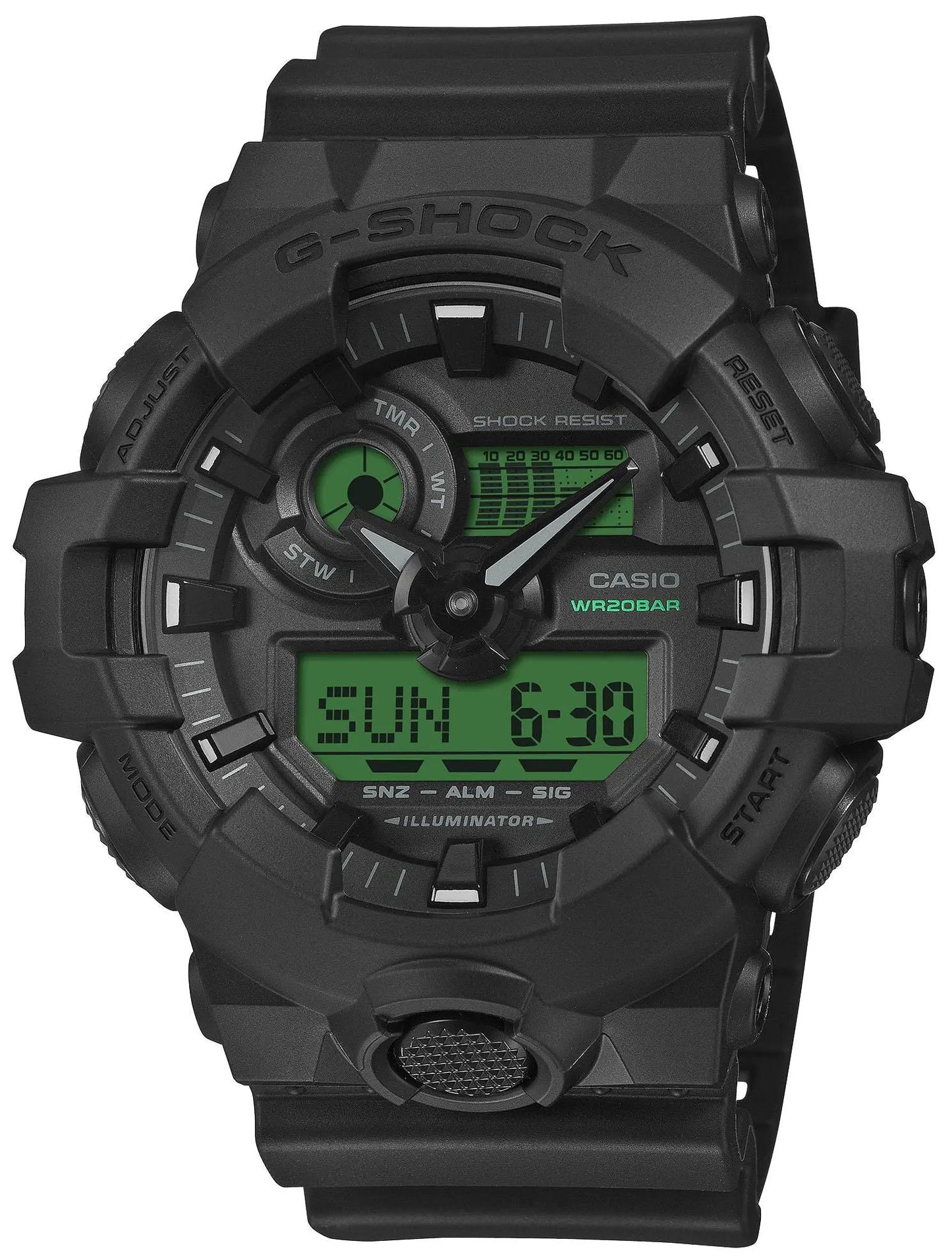 Casio GA-700BEG-1AER G-Shock Black Rubber Strap Limited Edition