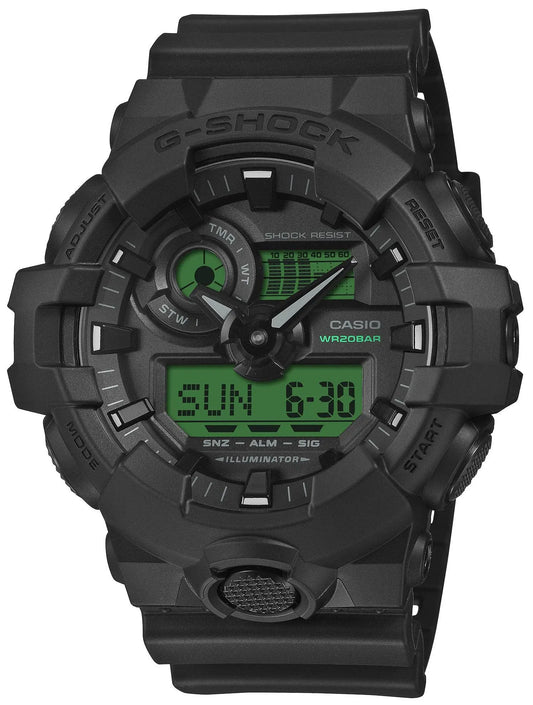 Casio GA-700BEG-1AER G-Shock Black Rubber Strap Limited Edition