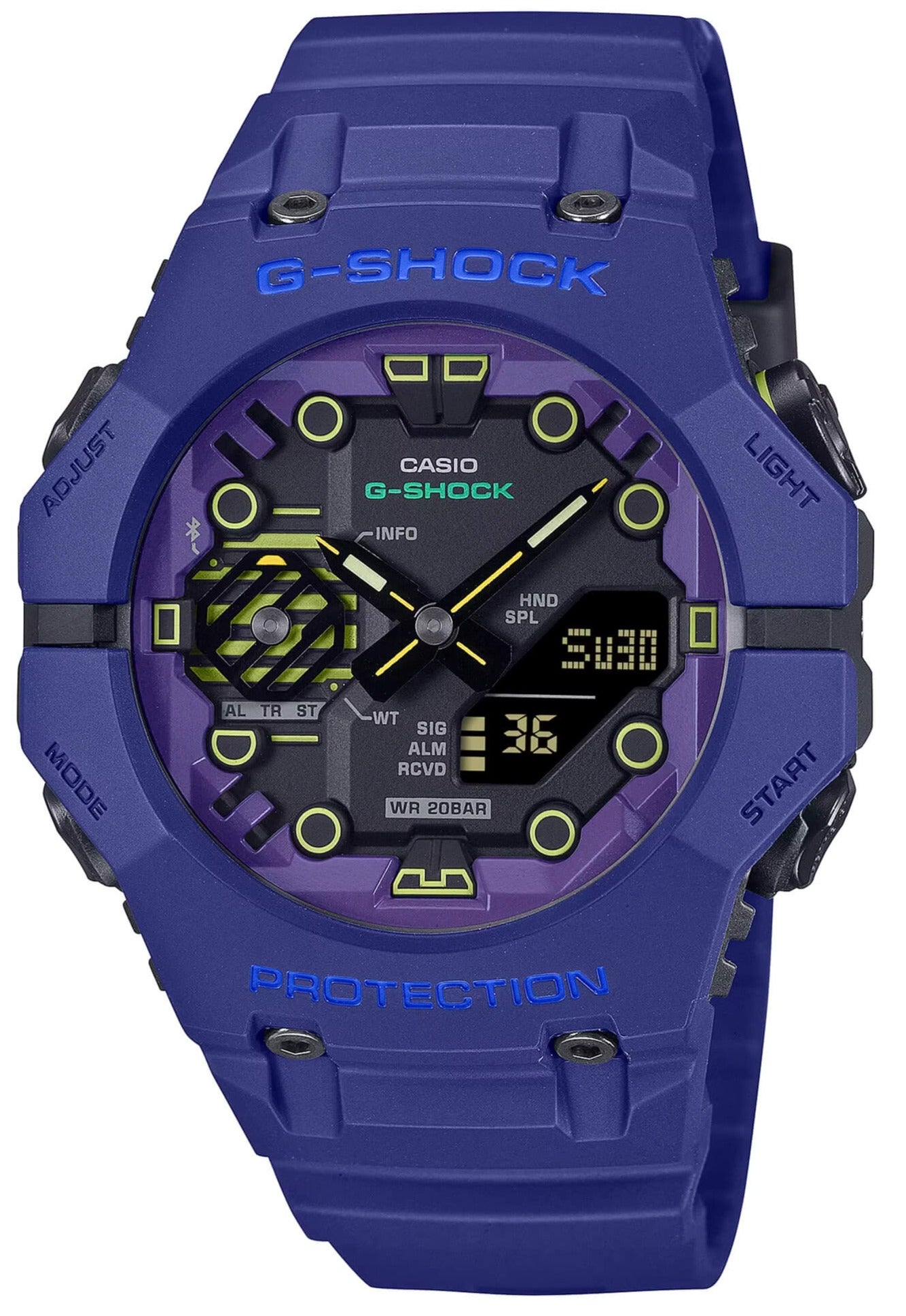 Casio GA-B001CBR-2AER G-Shock Bluetooth Blue Rubber Strap