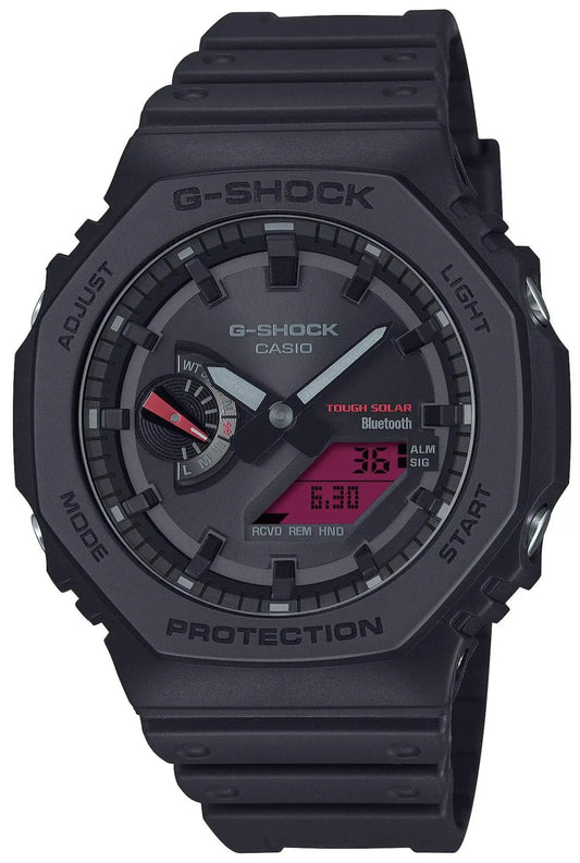 Casio GA-B2100BBR-1AER G-Shock Bluetooth Black Rubber Strap