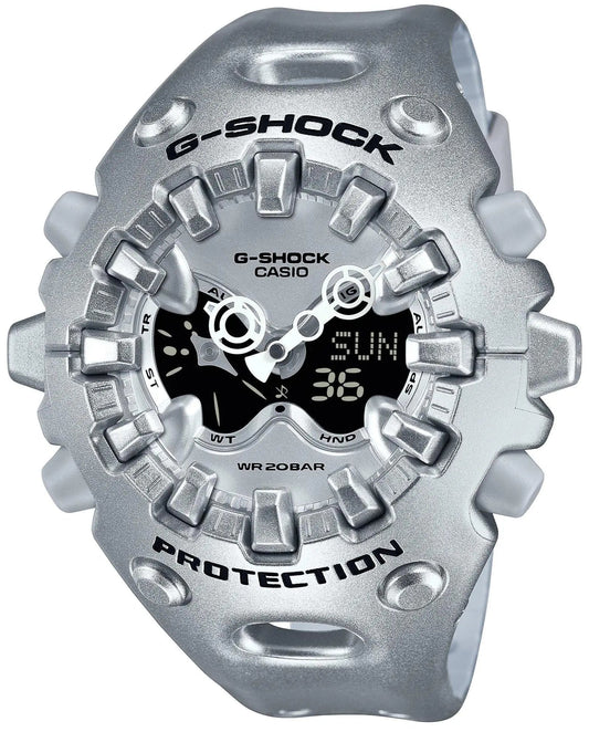 Casio GA-V01A-8AER G-Shock Silver Rubber Strap