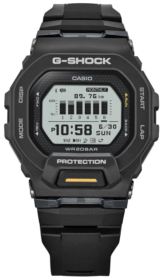 Casio GBD-200-1A1ER G-Shock Smartwatch Black Rubber Strap