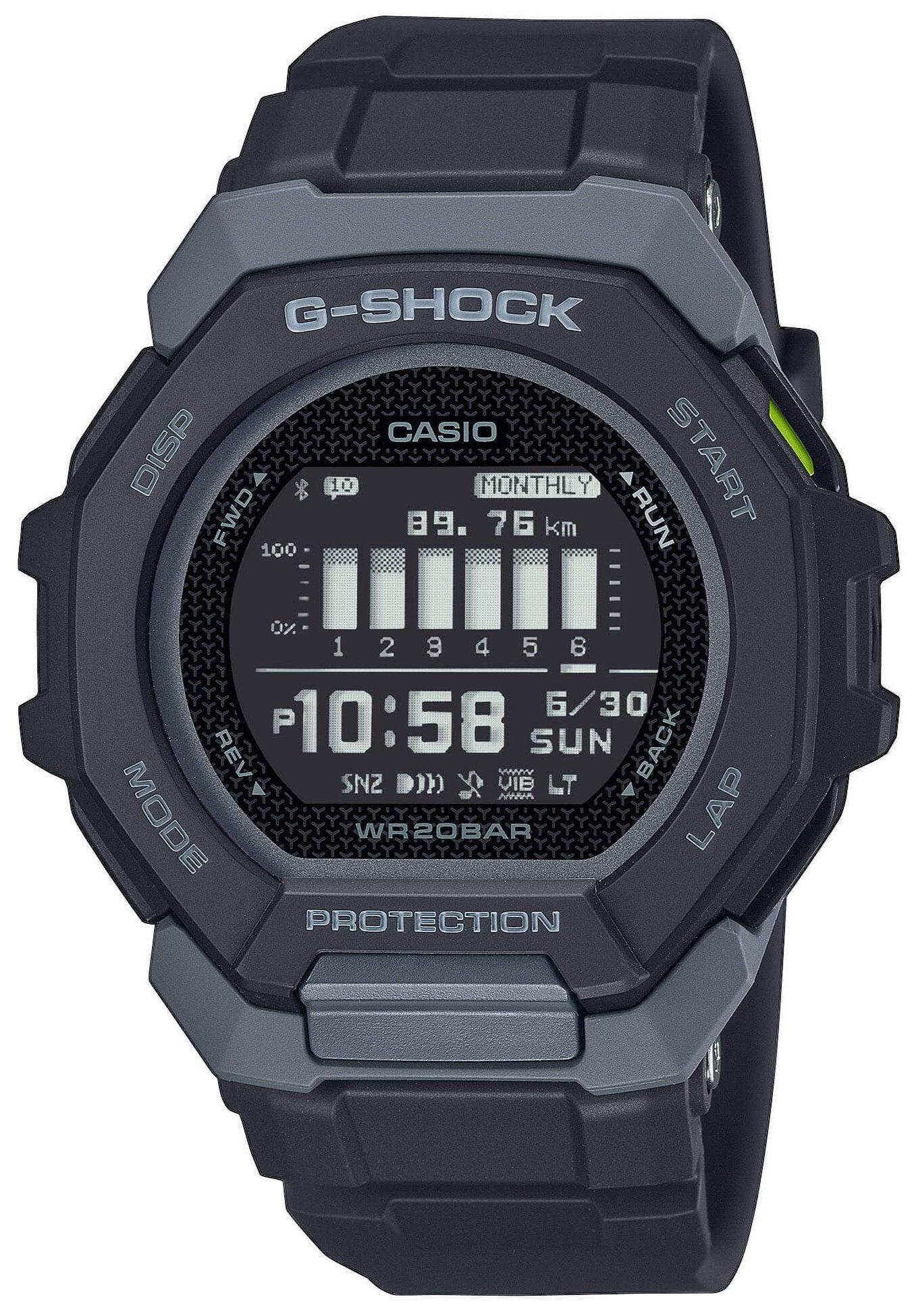 Casio GBD-300-1ER G-Shock Smartwatch Black Rubber Strap