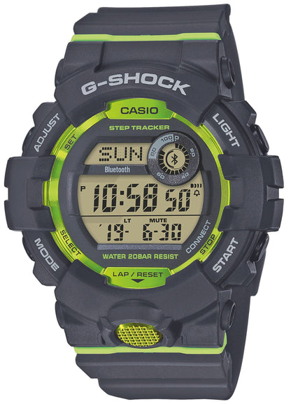 Casio GBD-800-8ER G-Shock Bluetooth Grey Rubber Strap