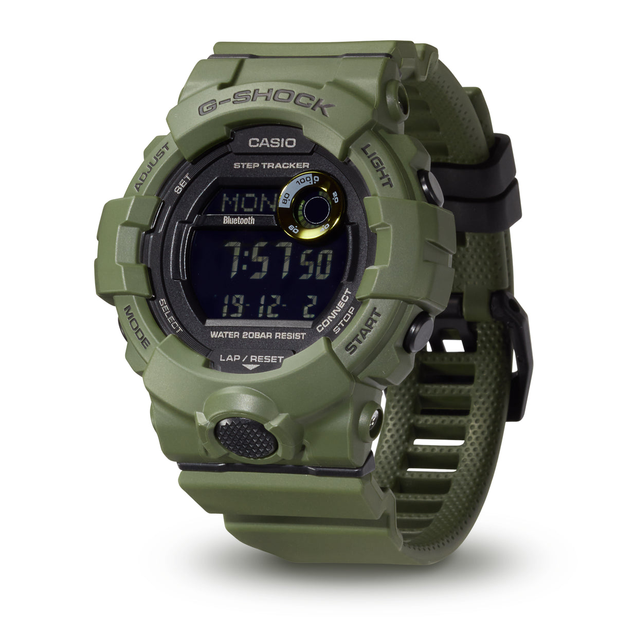 Casio GBD-800UC-3ER G-Shock Bluetooth Green Rubber Strap