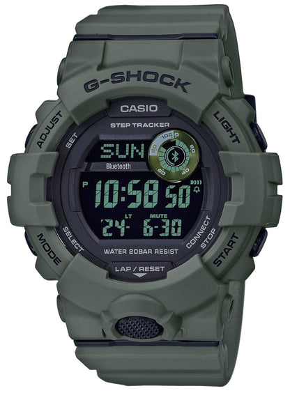 Casio GBD-800UC-3ER G-Shock Bluetooth Green Rubber Strap