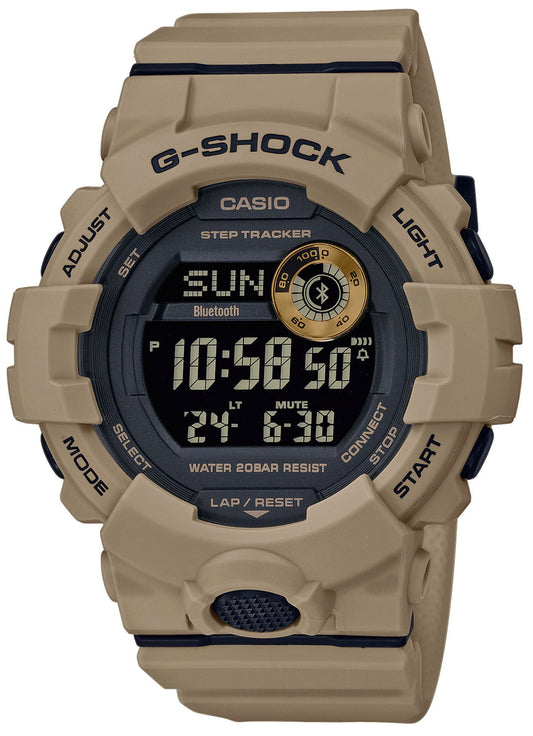 Casio GBD-800UC-5ER G-Shock Bluetooth Brown Rubber Strap