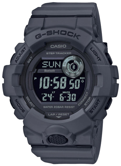 Casio GBD-800UC-8ER G-Shock Bluetooth Grey Rubber Strap