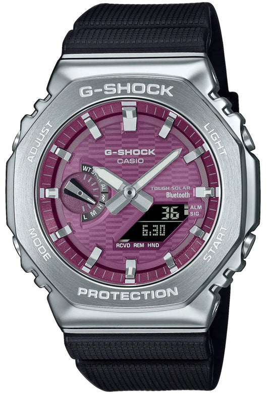 Casio GBM-2100A-4BER G-Shock Bluetooth Black Rubber Strap
