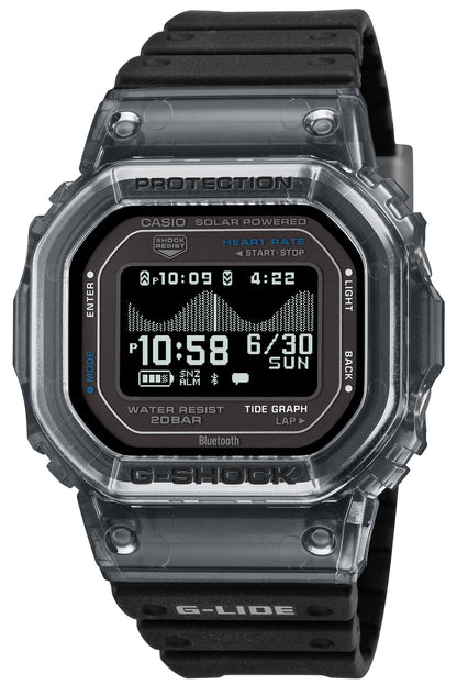 Casio GBX-H5600-1ER G-Shock Bluetooth Black Rubber Strap