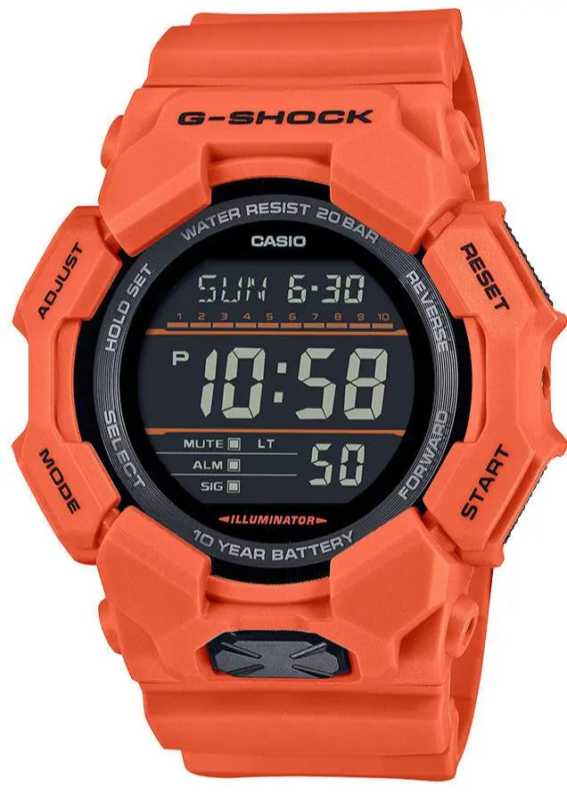 Casio GD-010-4ER G-Shock Red Rubber Strap