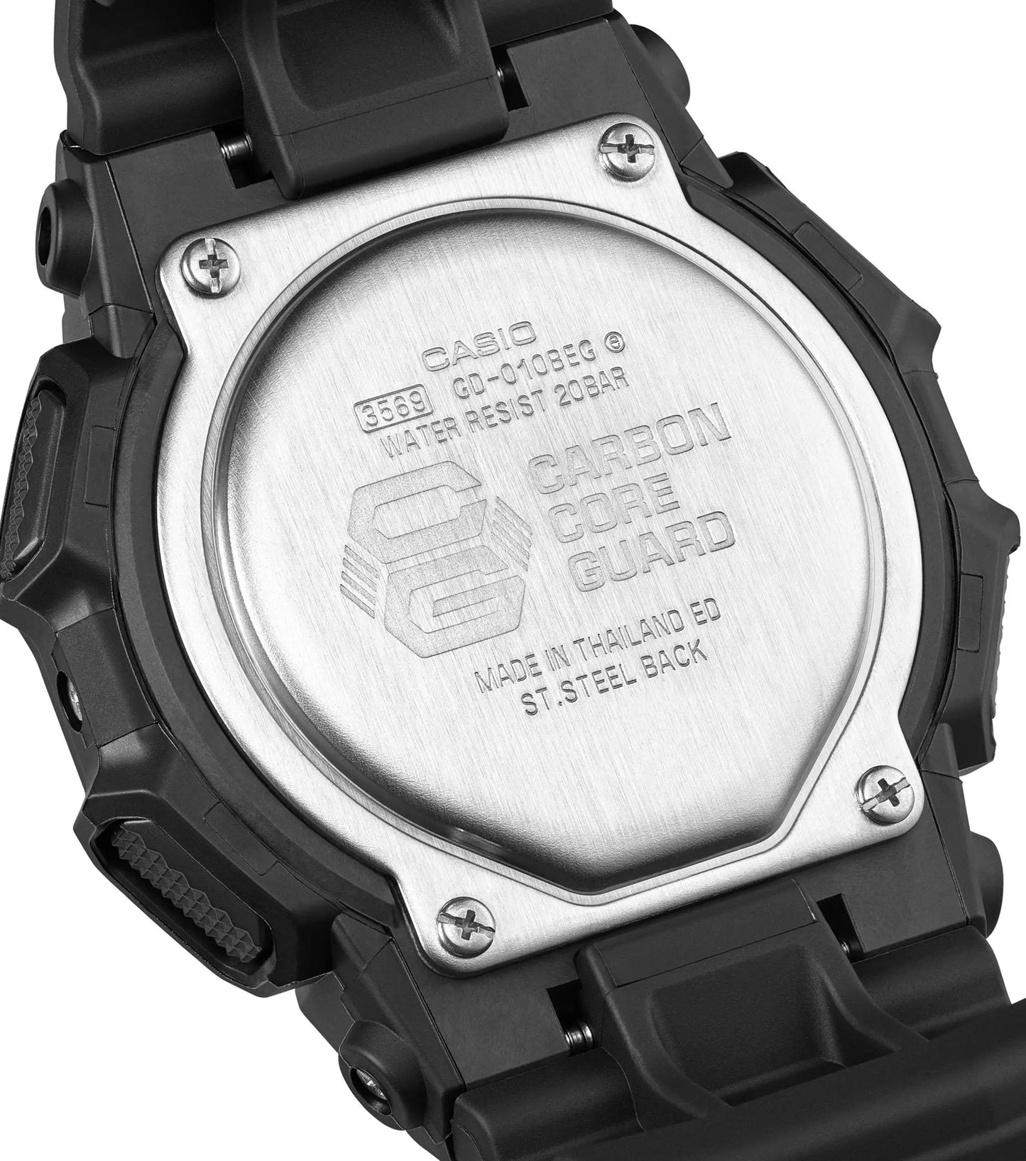 Casio GD-010BEG-1ERG-Shock Black Rubber Strap Limited Edition