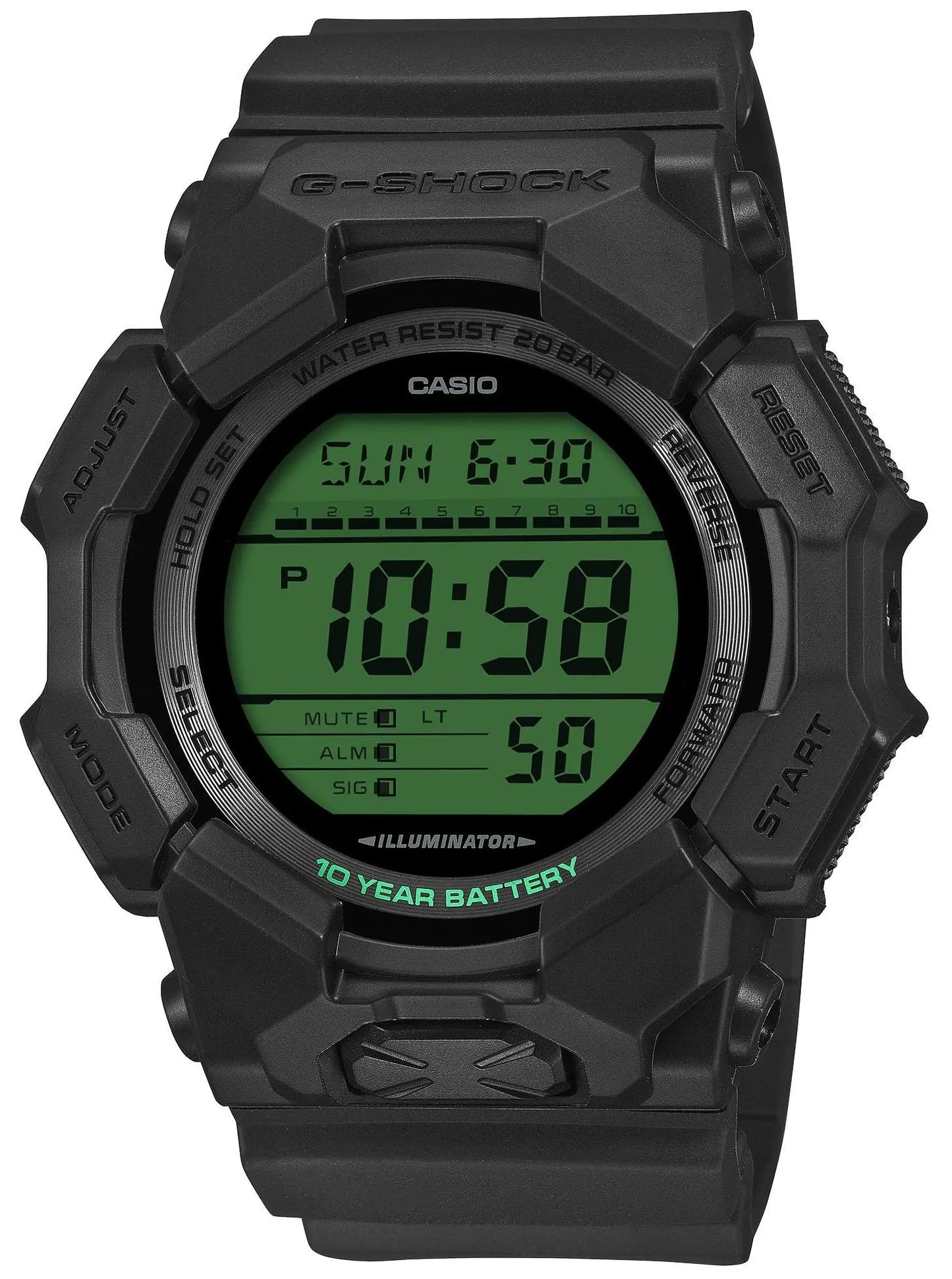 Casio GD-010BEG-1ERG-Shock Black Rubber Strap Limited Edition