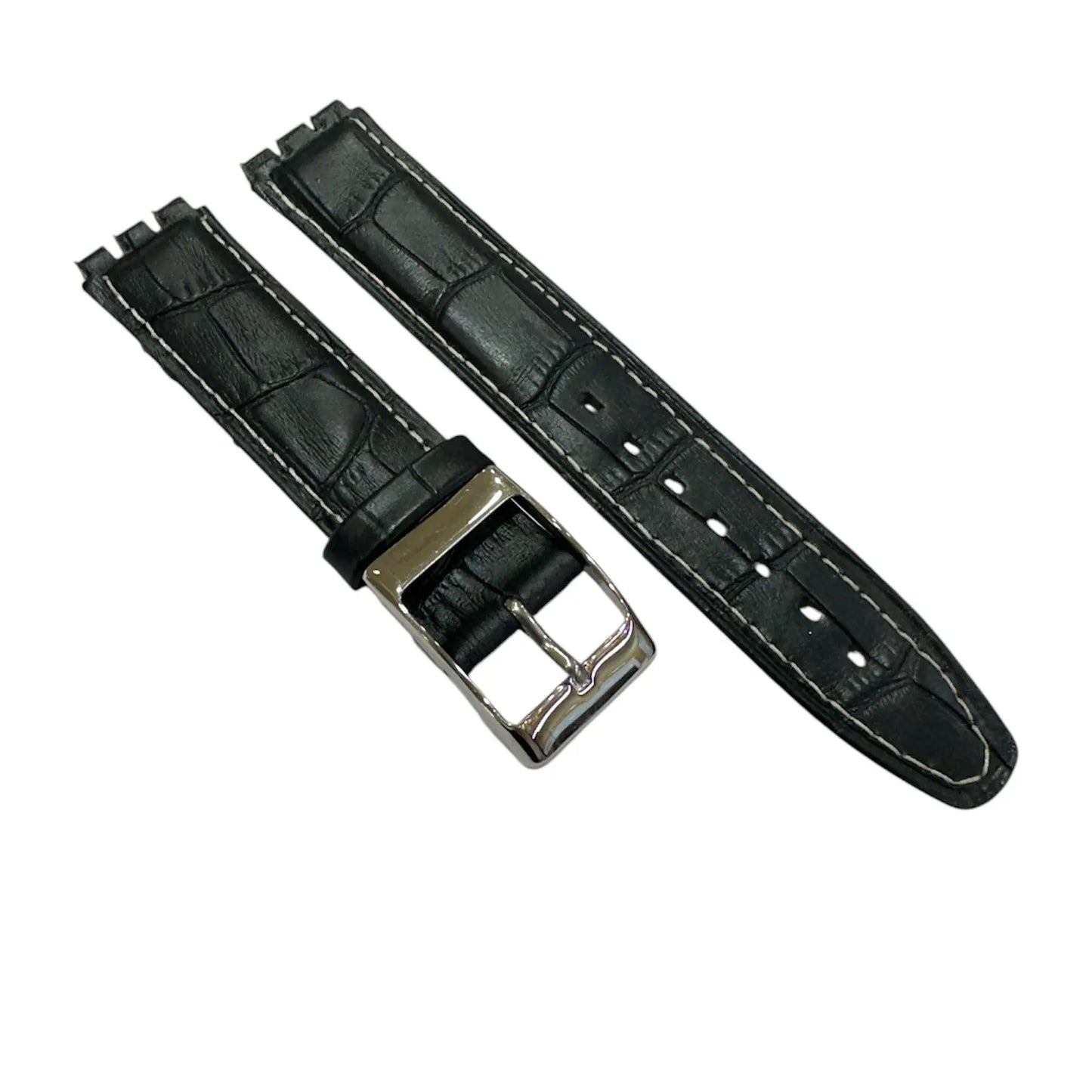 Λουρί GGL120 Black Leather Strap N18