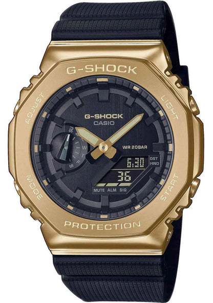 Casio GM-2100G-1A9ER G-Shock Anadigi Black Rubber Strap