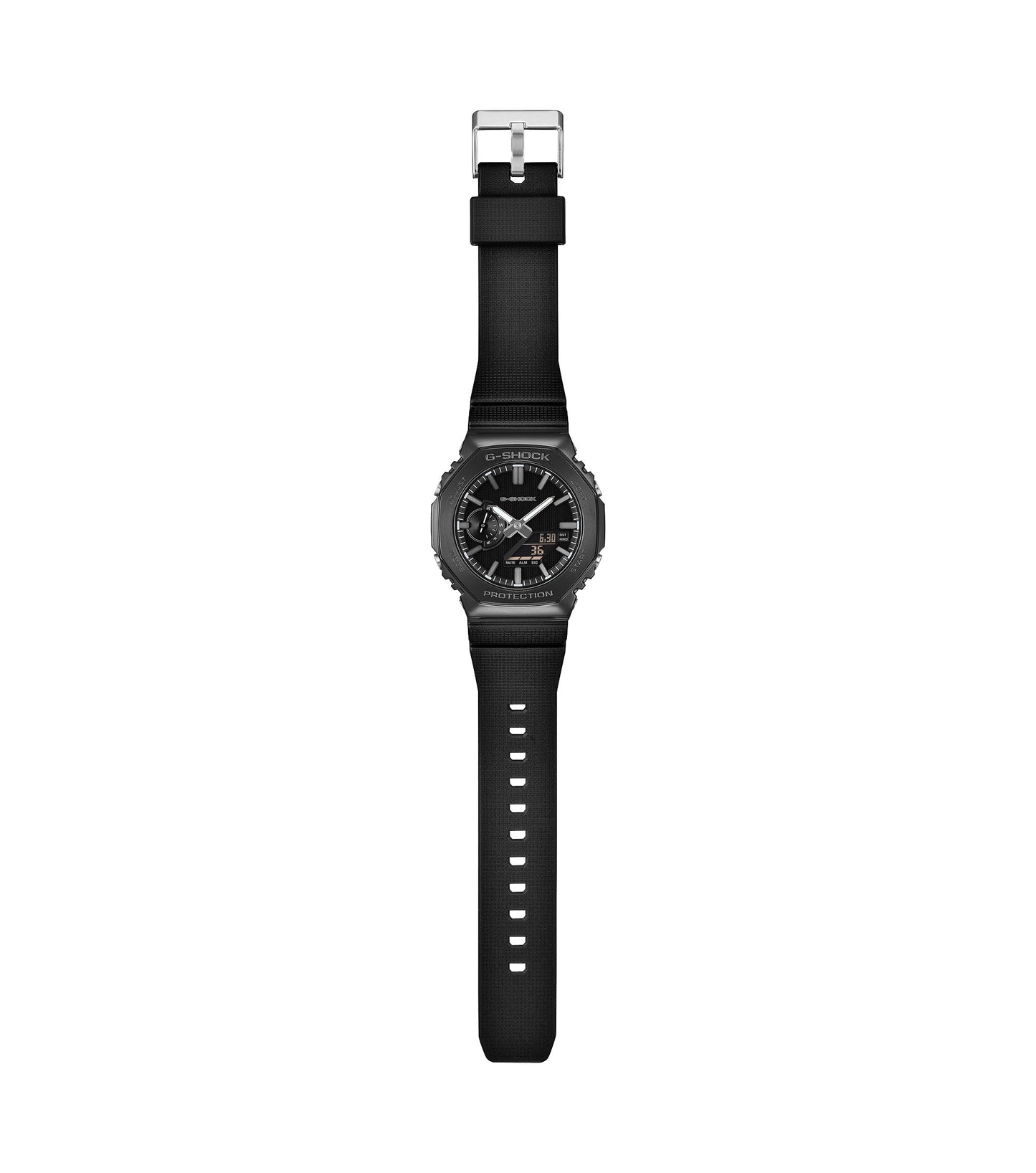 Casio GM-2100LXB-1AER G-Shock Anadigi Black Rubber Strap