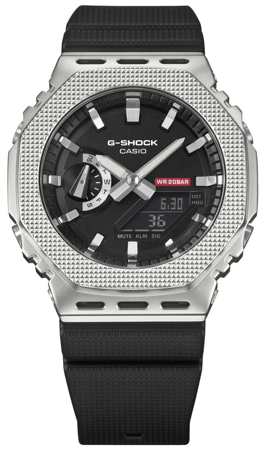 Casio GM-2100M-1AER G-Shock Anadigi Black Rubber Strap